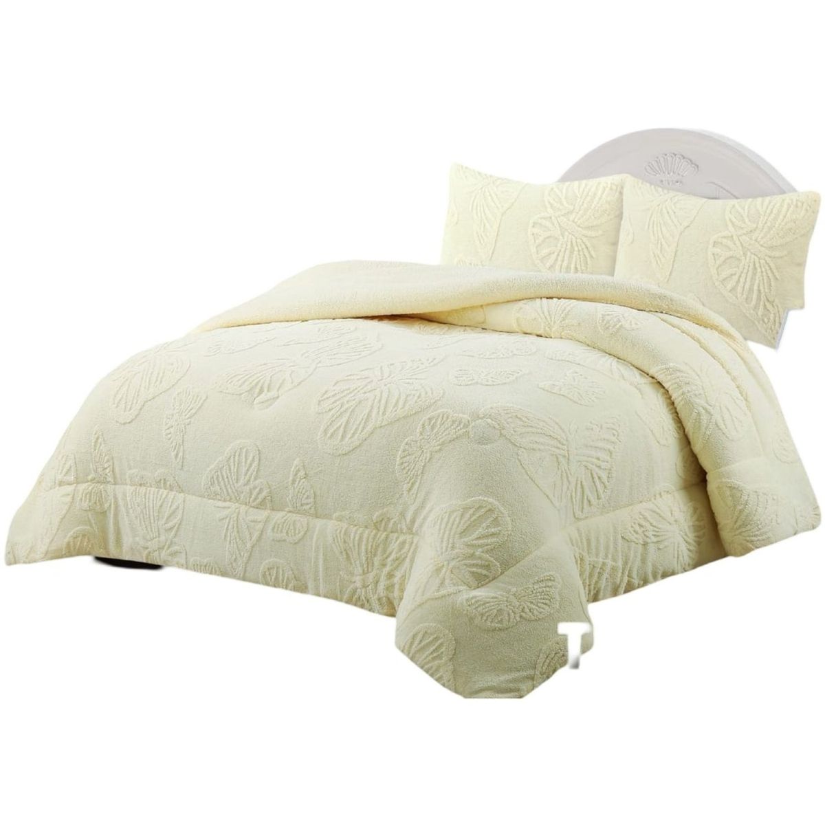 GENERICO - Cobertor 2 Plazas Chiporro Mariposas Invierno M7