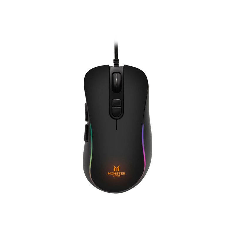 MONSTER - Mouse Gamer Bold Monster 6 Botones DPI 8000 MONSTER