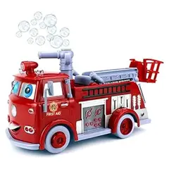 ANGELES DEL HOGAR - CAMION DE BOMBEROS LANZA BURBUJAS