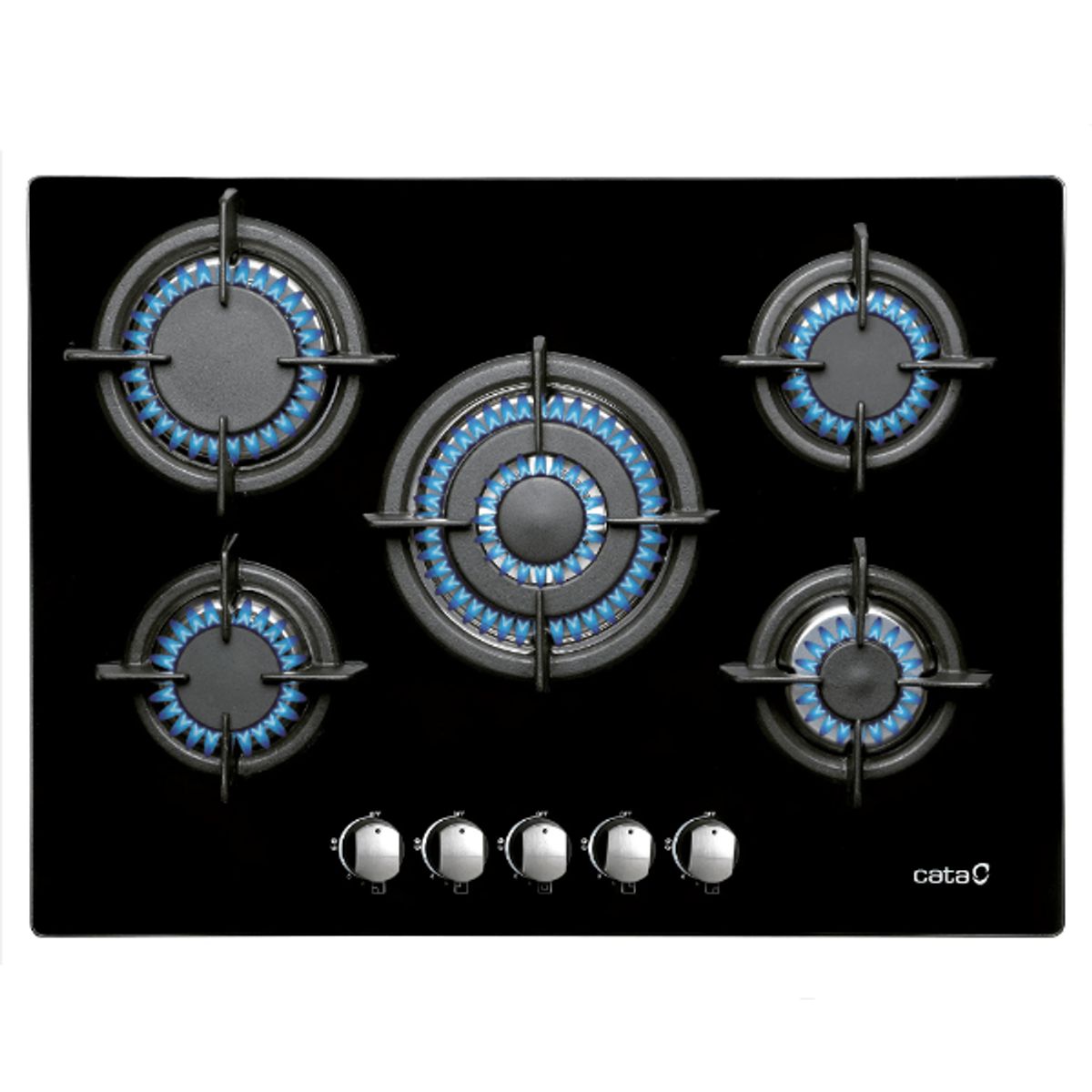 CATA - Encimera a Gas L 7005 CI negro Cata
