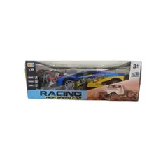 ANGELES DEL HOGAR - Juguete Auto Control Remoto Deportivo Amarillo-Azul