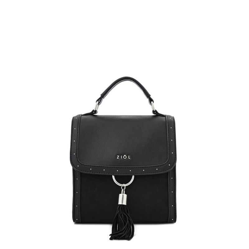 ZIOL - Mochila con tapa pequeña kira negro