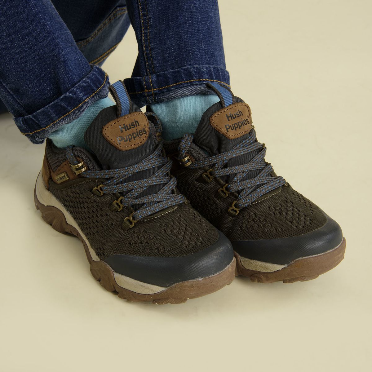 HUSH PUPPIES - Zapatilla Verde Niño Nikiro-K [26-29] HUSH PUPPIES