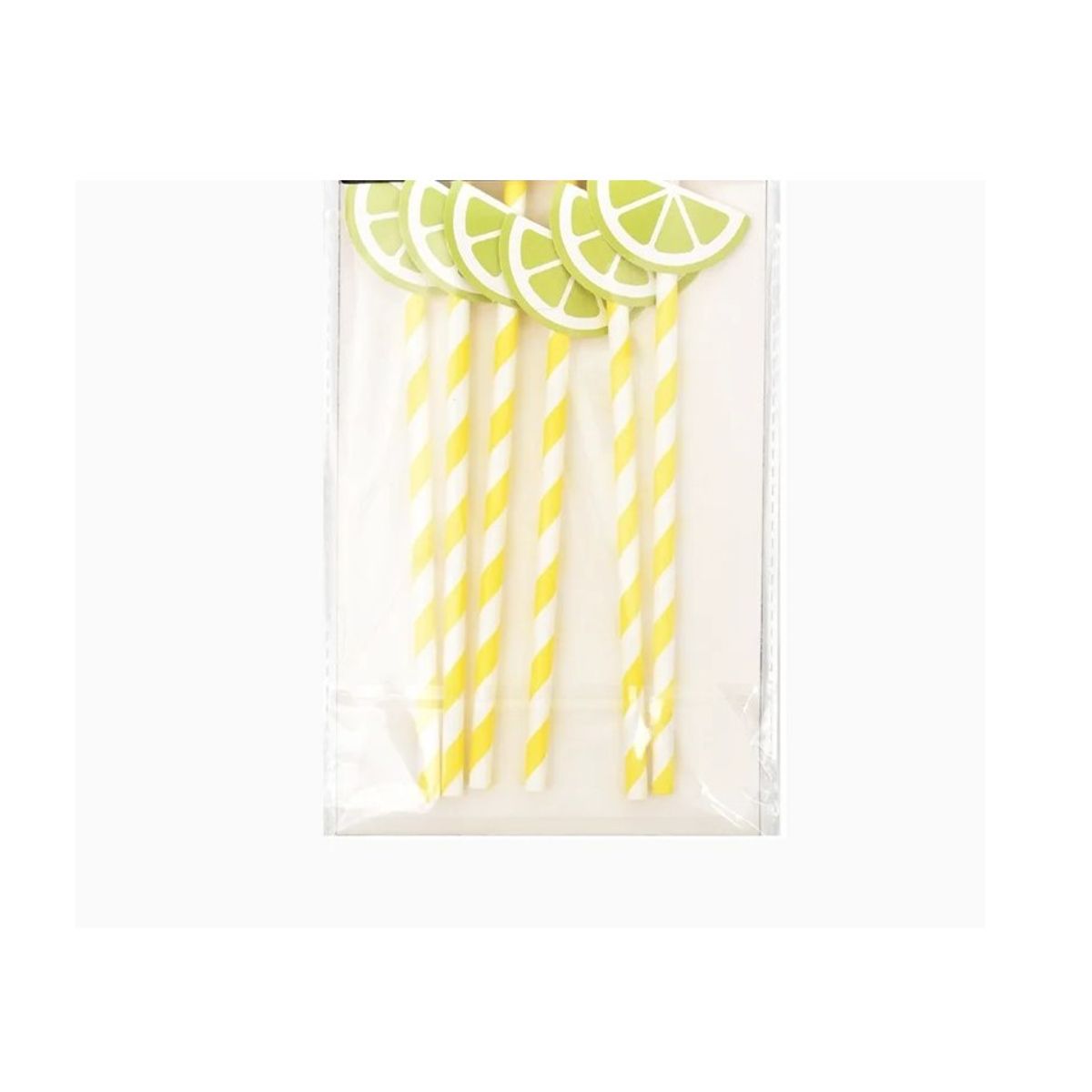 GENERICO - Bombilla Limón Amarillo 20cm