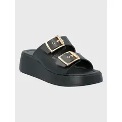 HUSH PUPPIES - Sandalia Negro Mujer Carlotta