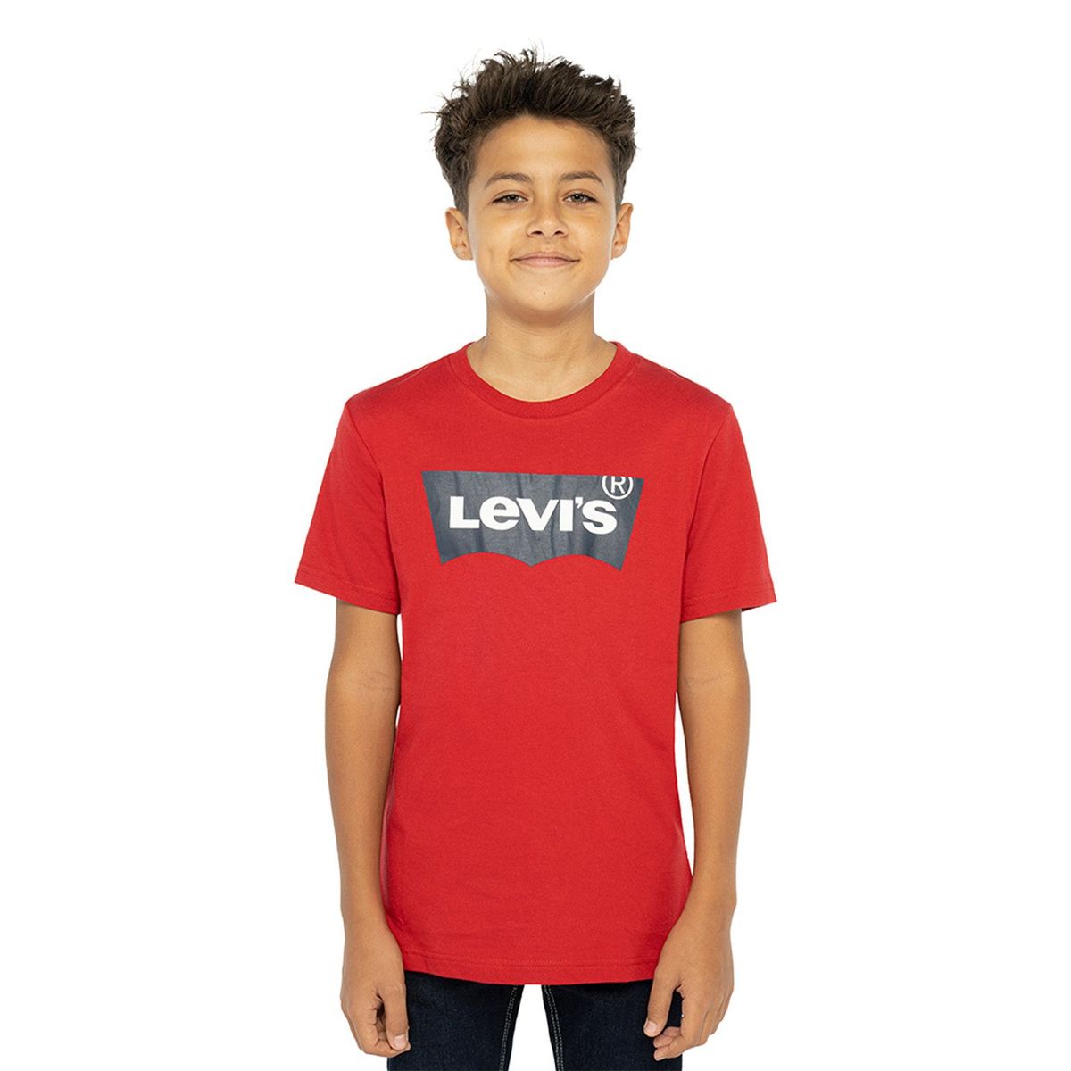 LEVIS - Polera Niño Batwing Manga Corta Roja Levis
