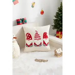TODOHOGAR SANTIAGO DE CHILE - Cojín navideño con diseño bordado - D01