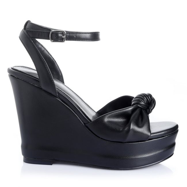 VIA UNO - Sandalia Mujer Negro Via Uno 22543602