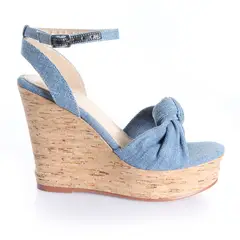 VIA UNO - Sandalia Mujer Azul 22543602