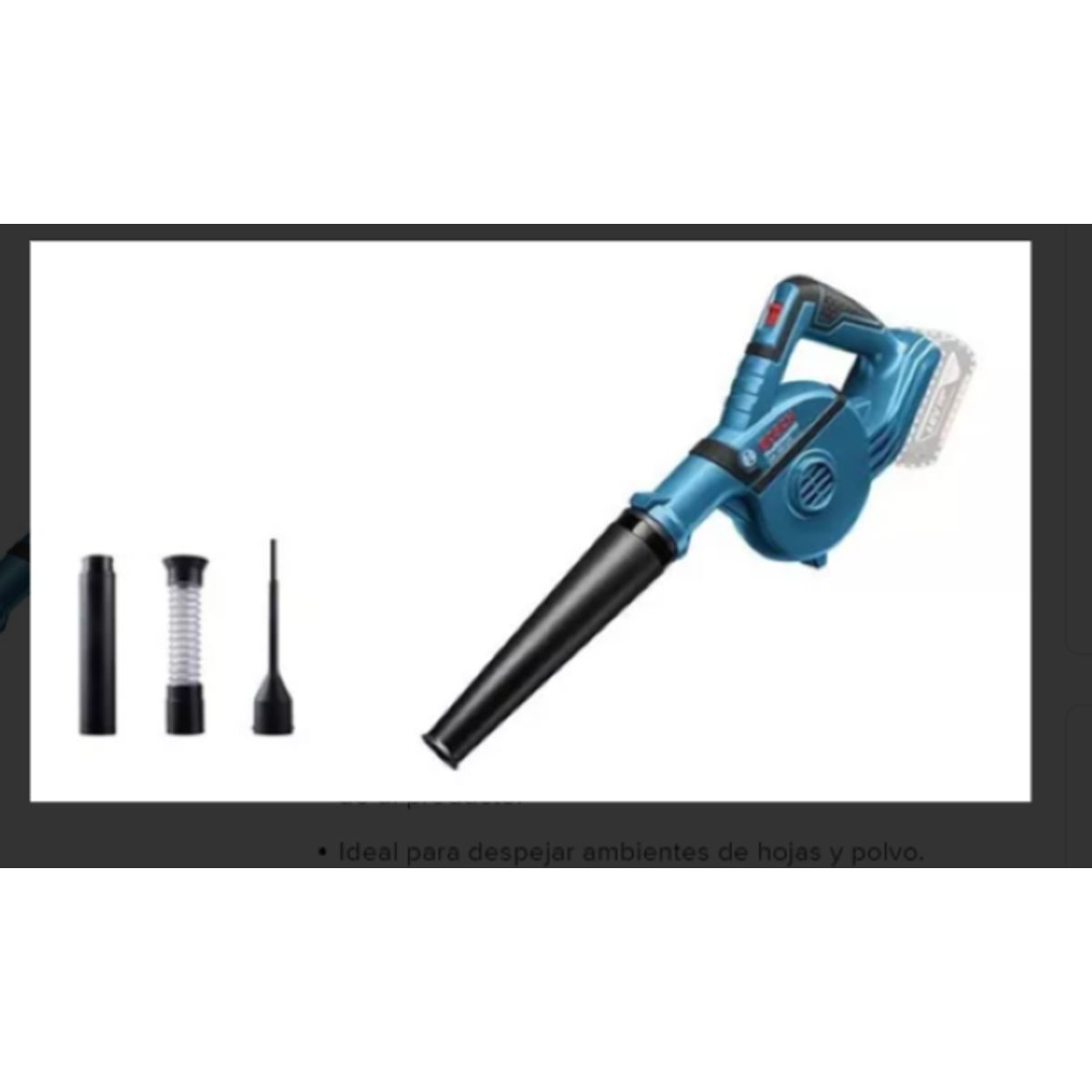 BOSCH - Sopladora GBL 18V-120 batería de 18V azul 110V220V