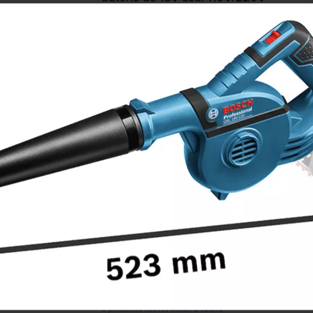 BOSCH - Sopladora GBL 18V-120 batería de 18V azul 110V220V