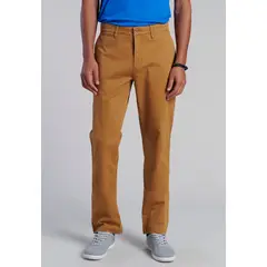 FEROUCH - Pantalon Twill Regular L/33 Café