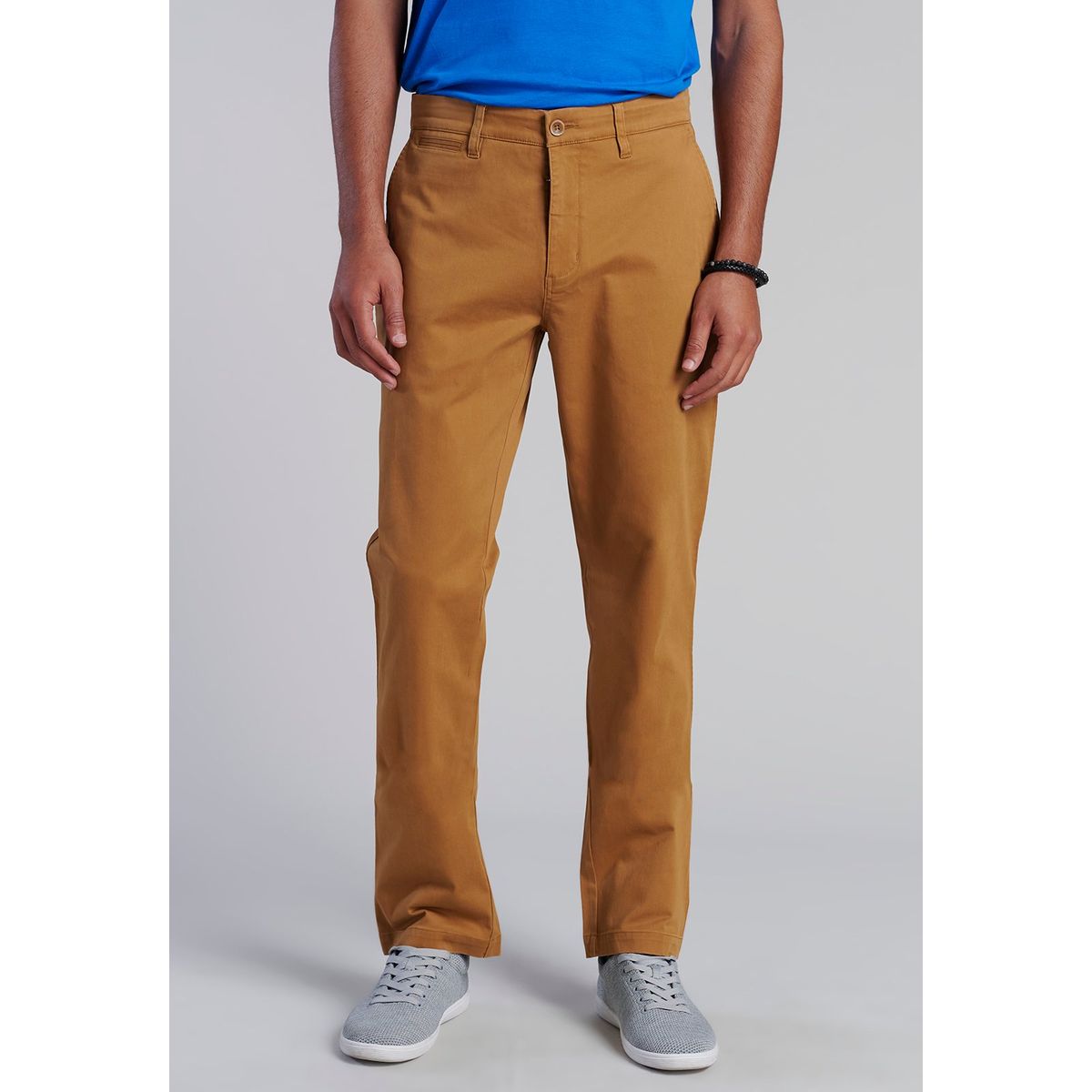 FEROUCH - Pantalon Twill Regular L/33 Café Ferouch