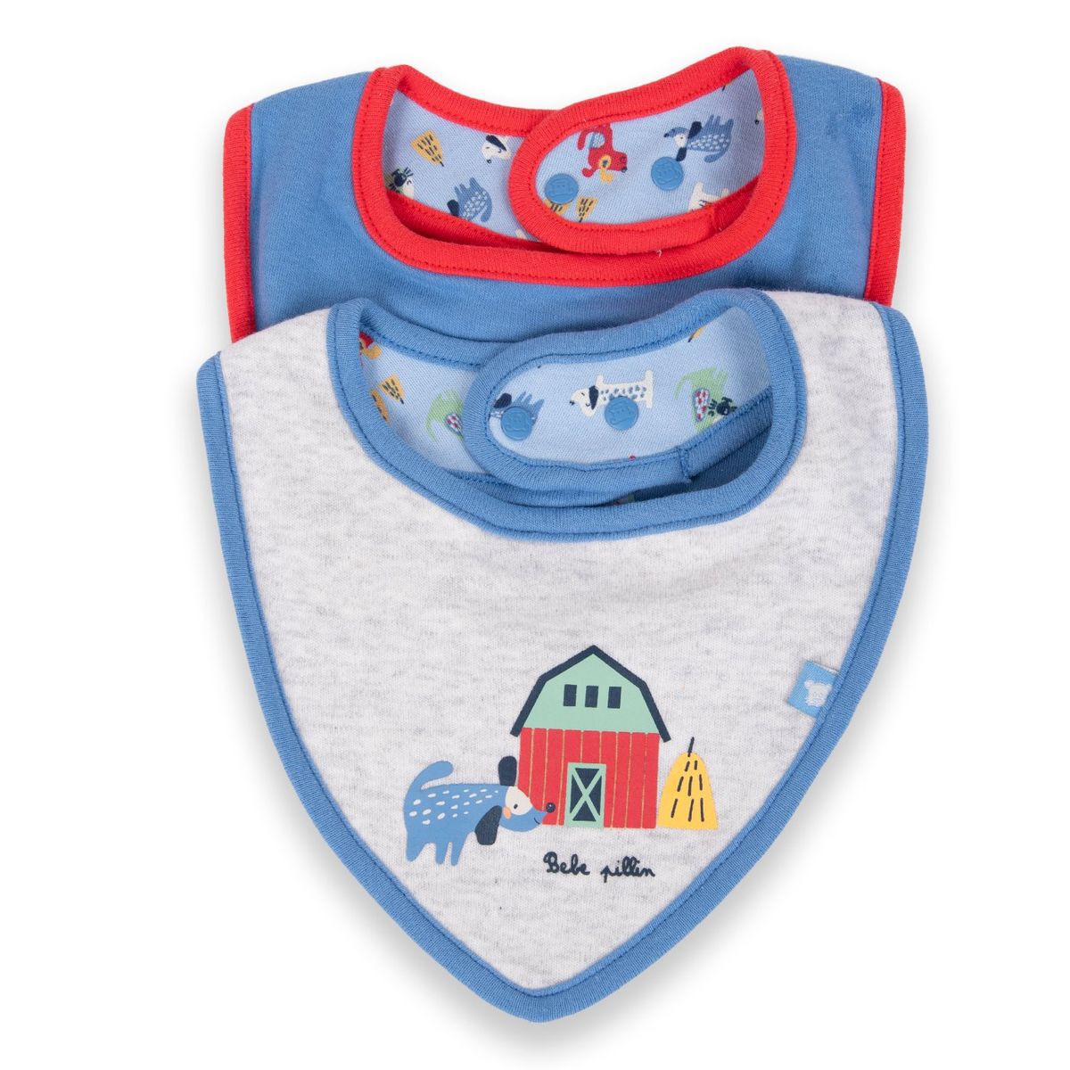 PILLIN - Babero Bebé Niño Multicolor Pillin PILLIN