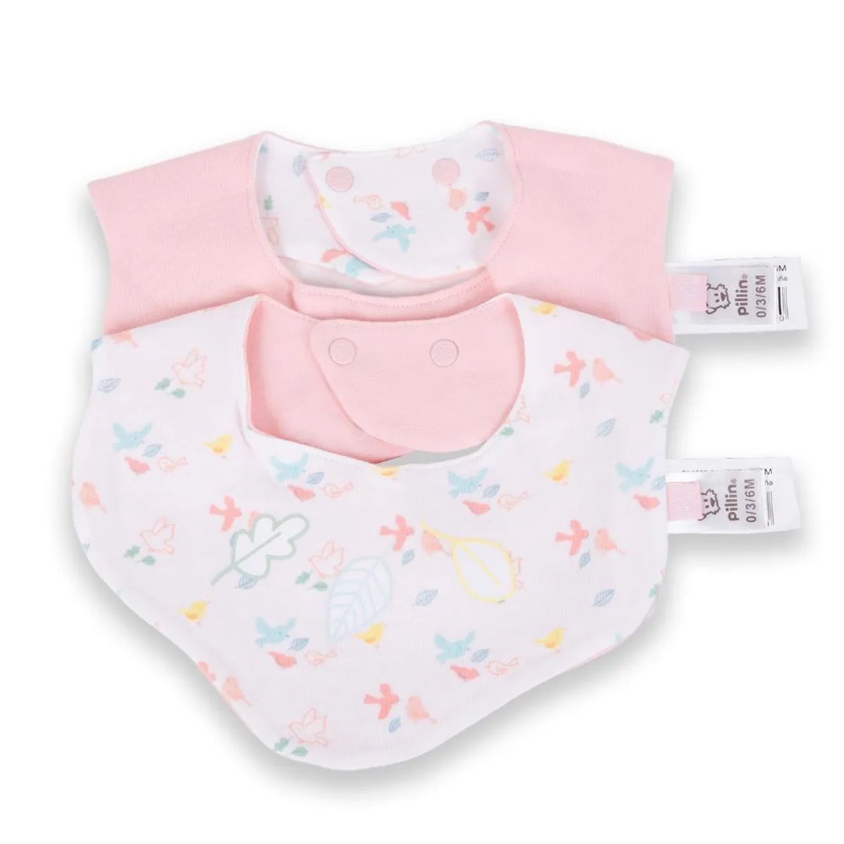 PILLIN - Babero Bebé Niña Multicolor Pillin PILLIN