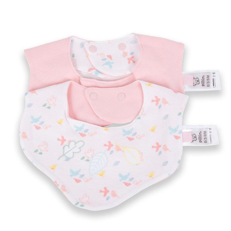 PILLIN - Babero Bebé Niña Multicolor Pillin PILLIN