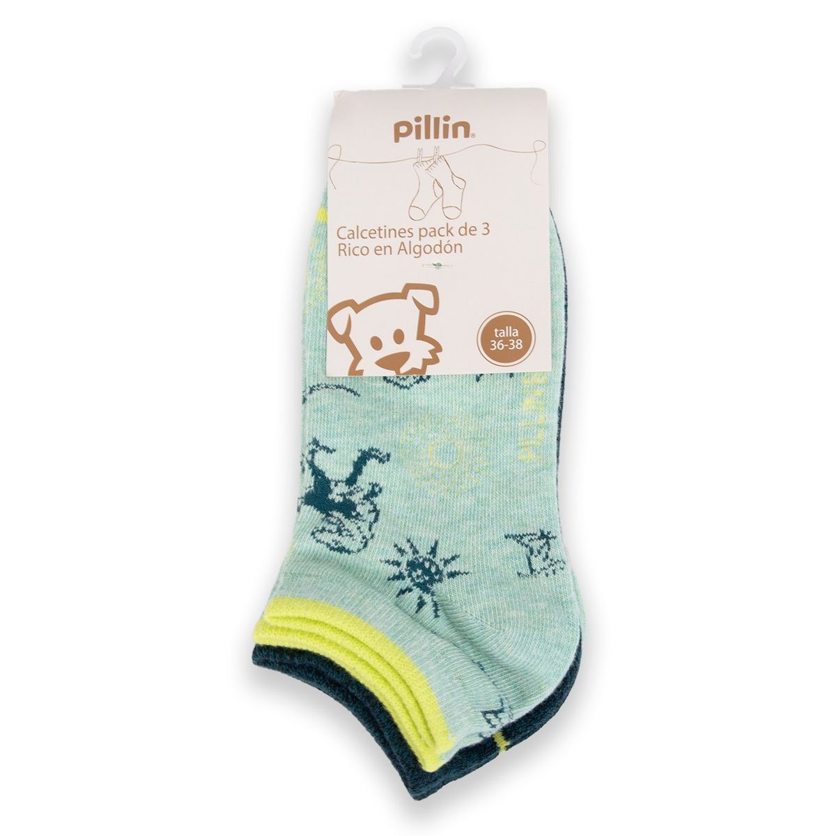 PILLIN - Calcetín Niño Multicolor Pillin PILLIN