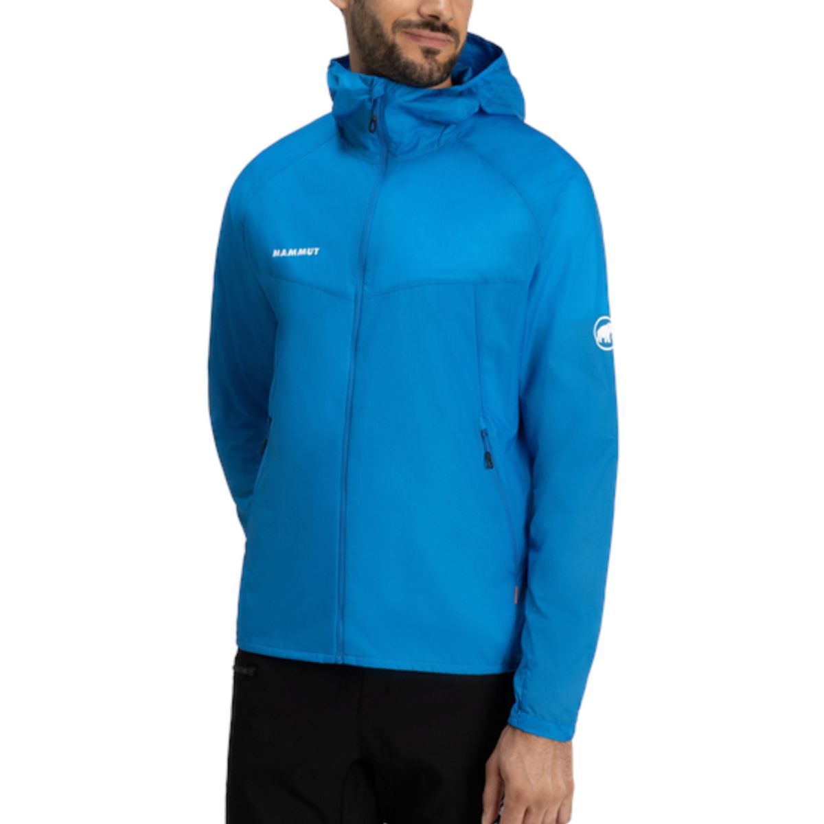 MAMMUT - Chaqueta Hombre Cortaviento Convey Wb Hooded Jacket Turquesa Mammut