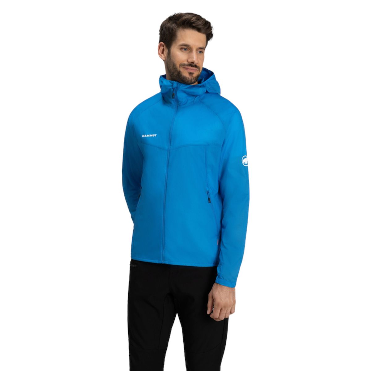 MAMMUT - Chaqueta Hombre Cortaviento Convey Wb Hooded Jacket Turquesa Mammut