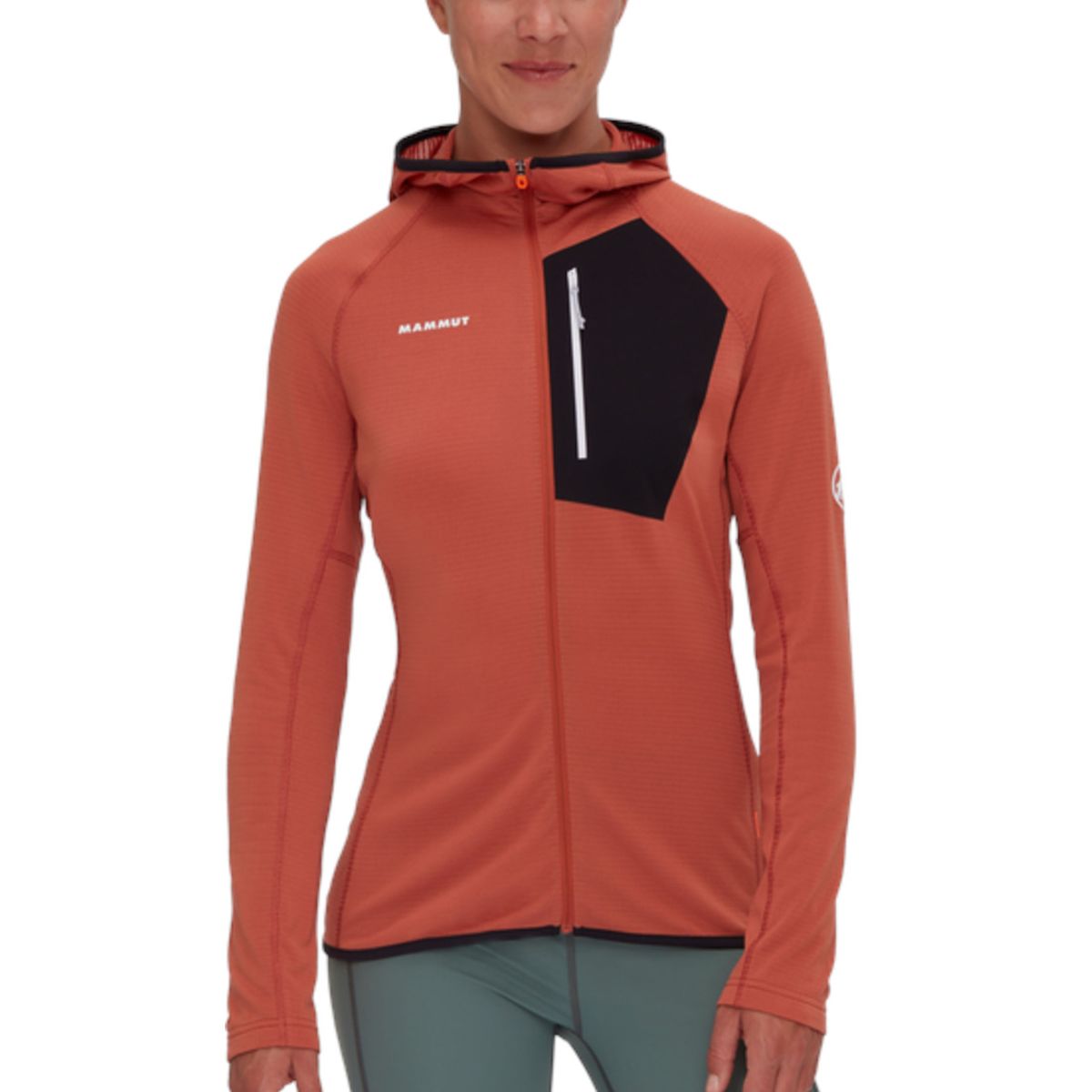 MAMMUT - Polar Mujer Aenergy Light Hooded Naranja Mammut