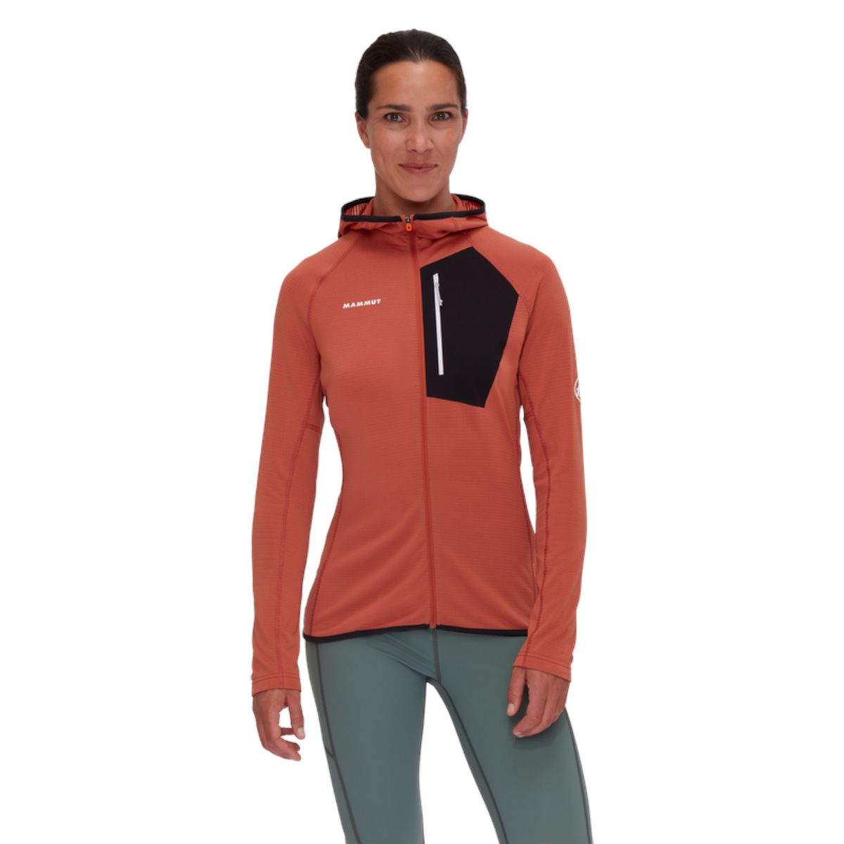 MAMMUT - Polar Mujer Aenergy Light Hooded Naranja Mammut