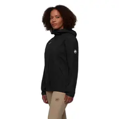 MAMMUT - Chaqueta Mujer Alto Hs Hooded Negro