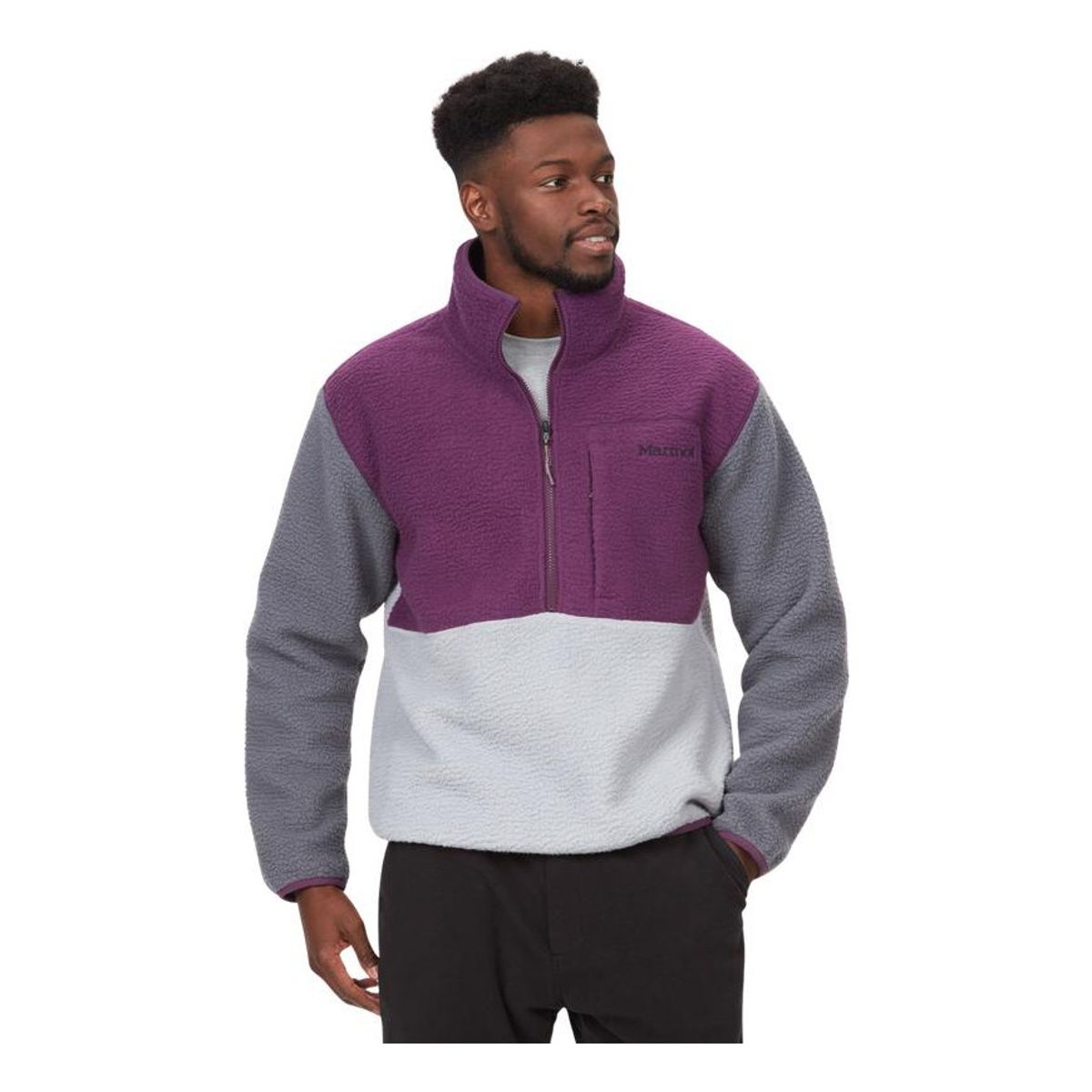 MARMOT - Polar Aros Fleece 45323 Zip Hombre Multicolor