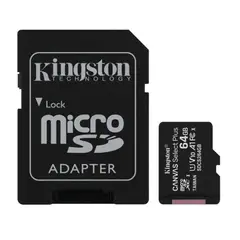 KINGSTON - MEMORIA MICRO SD 64 GB CLASE 10+ADAPTADOR,