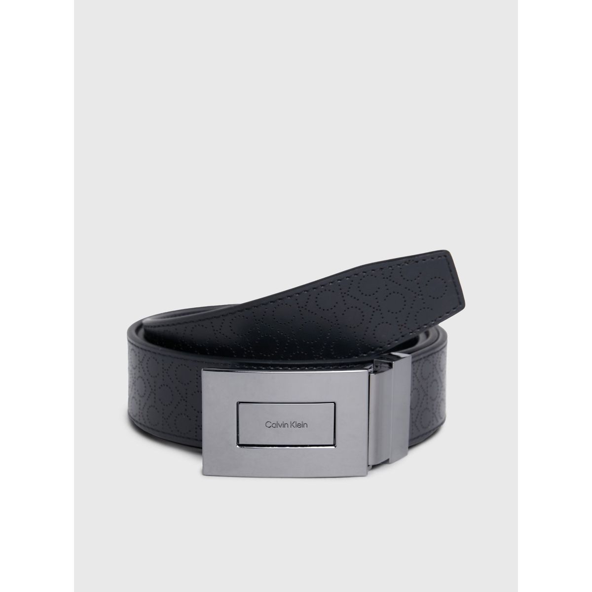 CALVIN KLEIN - Cinturón Reversible Formal Plaque Mono 35Mm Negro Calvin Klein