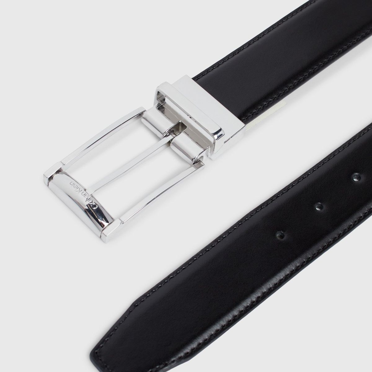 CALVIN KLEIN - Cinturón Ajustable Bombe Bar 35Mm Negro Calvin Klein