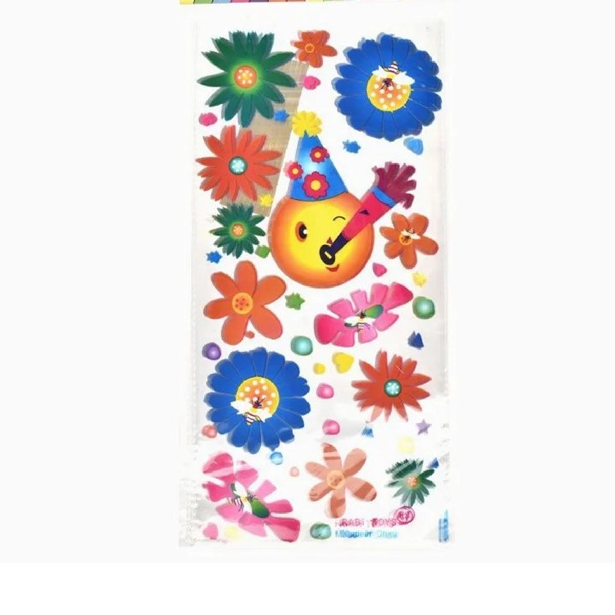GENERICO - Bolsas para Dulces Flores 18x37cm 10 pcs