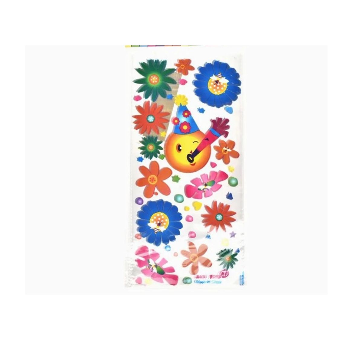 GENERICO - Bolsas para Dulces Flores 18x37cm 10 pcs