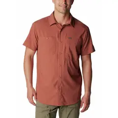 COLUMBIA - Camisa Hombre Silver Ridge Utility Lite Rojo