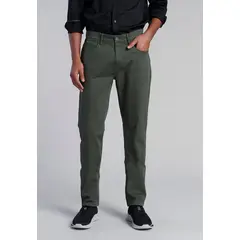 FEROUCH - Pantalon Five Pocket Verde