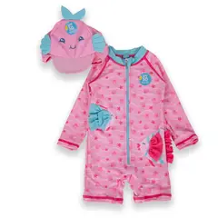 PILLIN - Traje de baño Bebé Niña Rosado