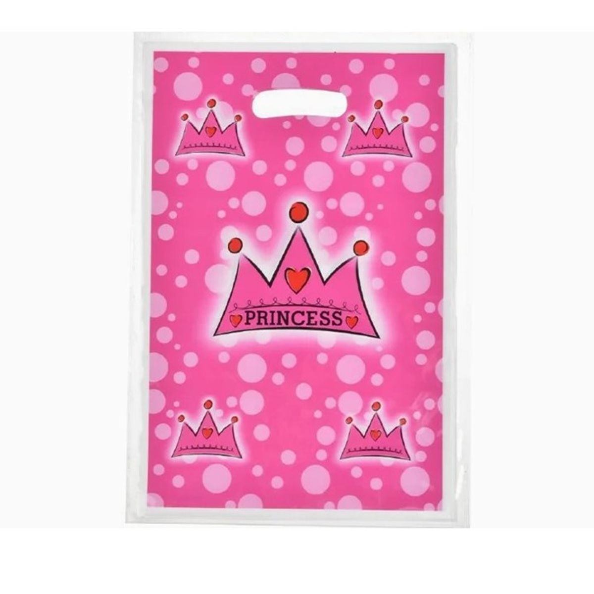 GENERICO - Bolsas para Dulces Corona Rosa 16x25cm 10 pcs