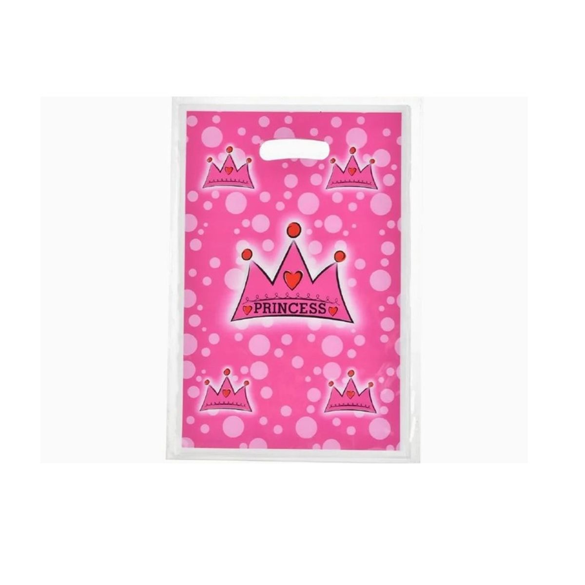 GENERICO - Bolsas para Dulces Corona Rosa 16x25cm 10 pcs