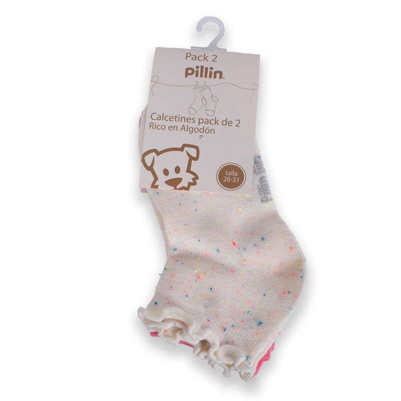 PILLIN - Calcetín Niña Multicolor Pillin PILLIN