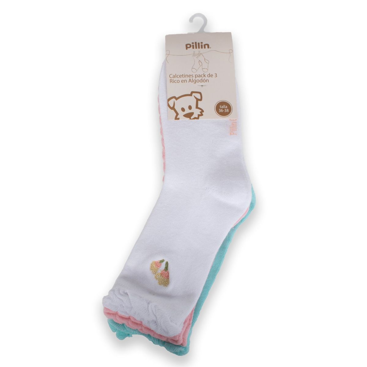 PILLIN - Calcetín Niña Multicolor Pillin PILLIN