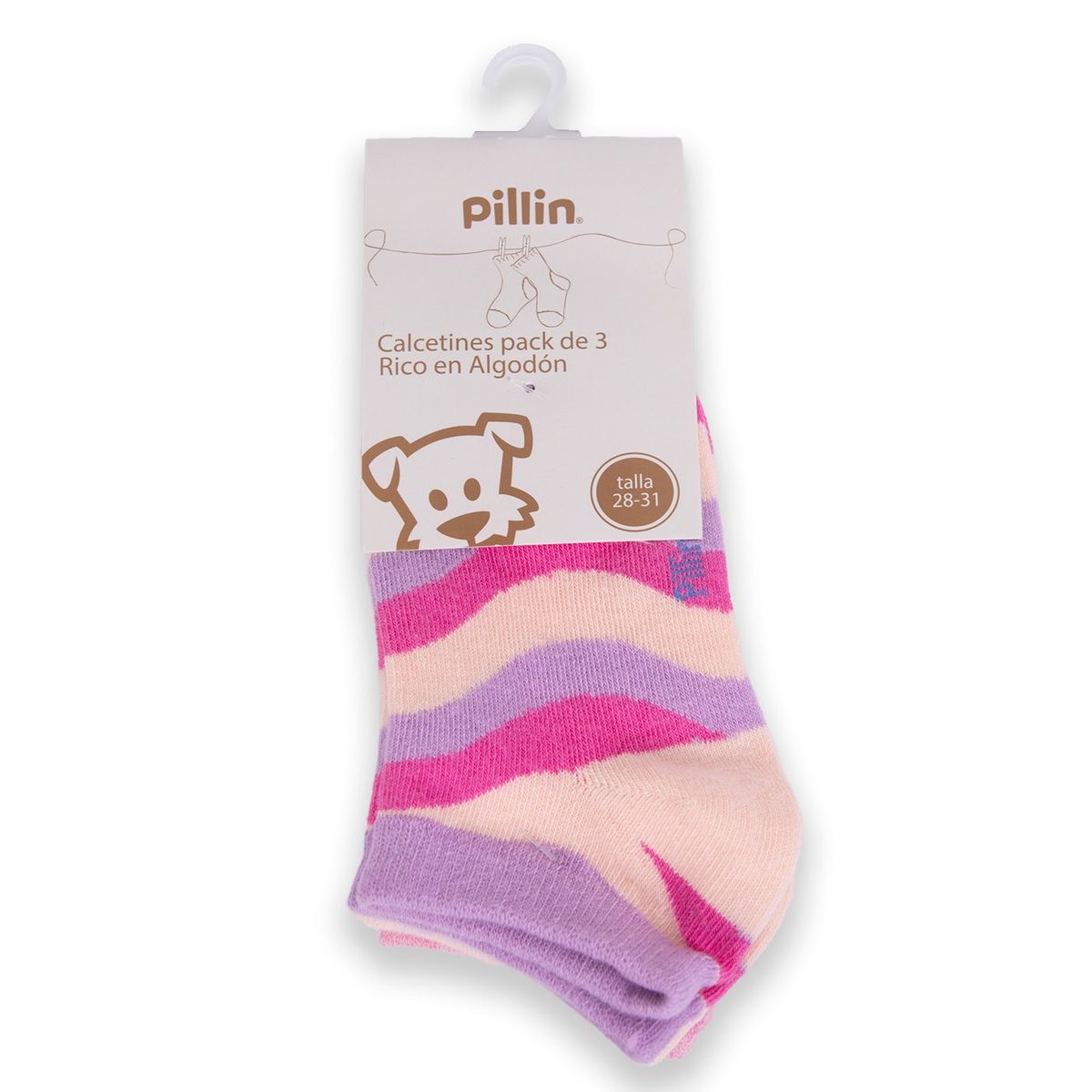 PILLIN - Calcetín Niña Multicolor Pillin PILLIN