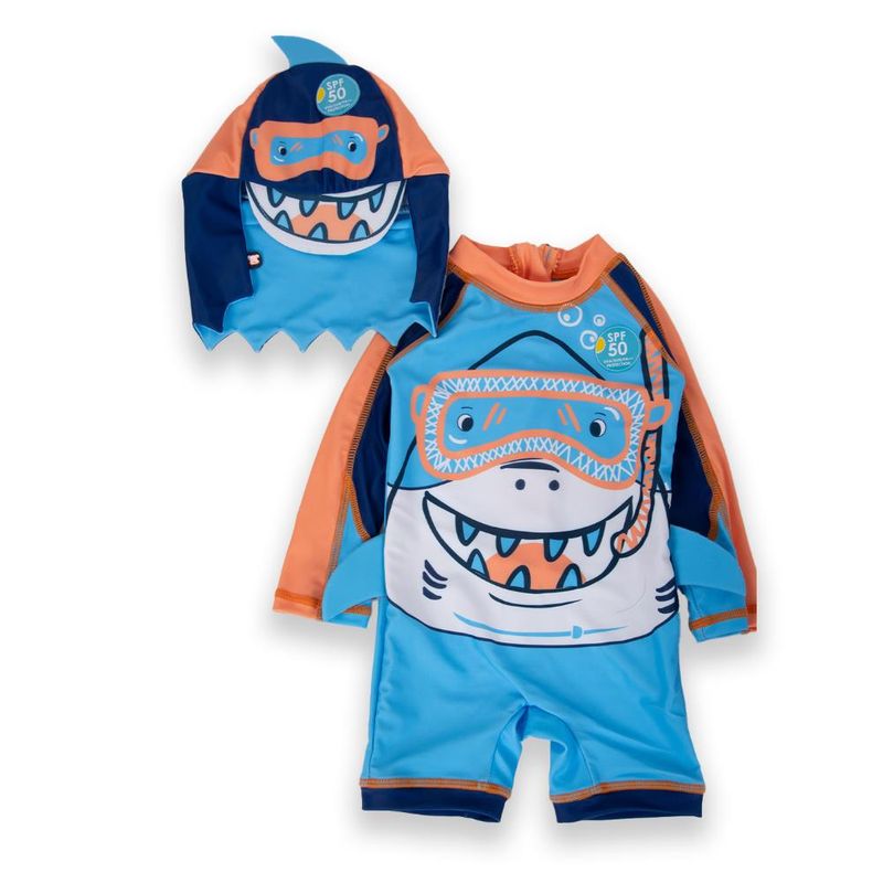 PILLIN - Traje de baño Bebé Niño Celeste Pillin - Celeste
