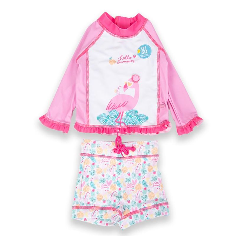 PILLIN - Traje de baño Bebé Niña Rosado Pillin - Rosa