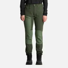 LIPPI - Pantalón Mujer Lennox Q-Dry Slim Fit Pants Verde Militar