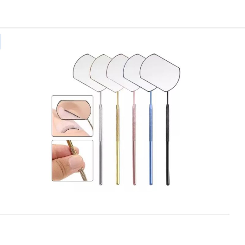 GENERICO - Pack X 3 Espejo Para Extensiones De Pestañas Panoramico