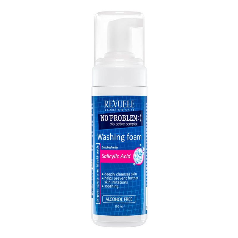 REVUELE - No Problem Espuma Limpiadora Antiacné con Ácido Salicílico