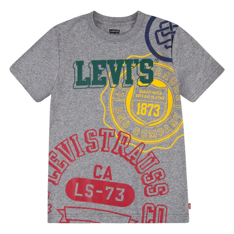 LEVIS - Polera Niño Manga Corta Gris Levis