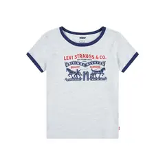 LEVIS - Polera Niña Manga Corta Gris