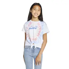 LEVIS - Polera Niña Crop Manga Corta Rosada