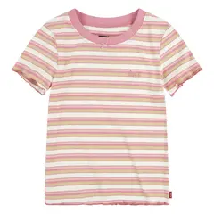 LEVIS - Polera Niña Manga Corta Rosada