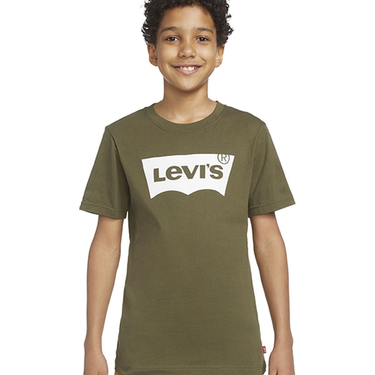 LEVIS - Polera Niño Batwing Manga Corta Verde Levis